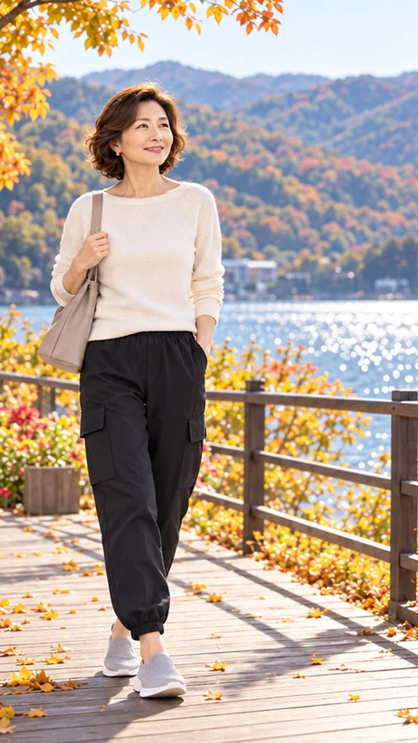 운동복처럼 보이지 않는 조거팬츠 코디