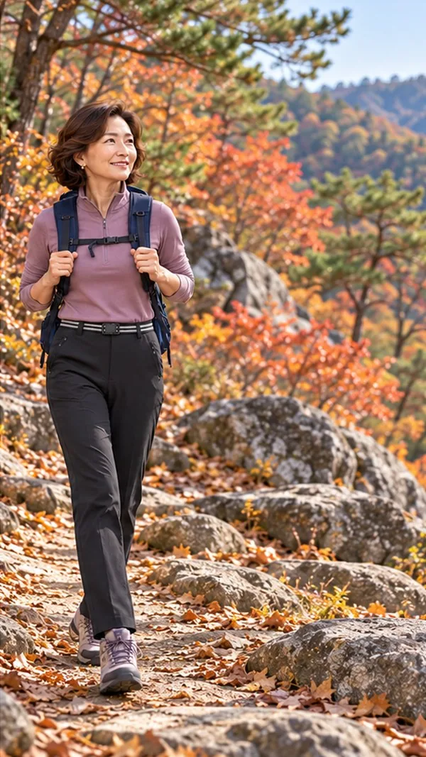 산에 갈 때도 화사하게 등산 바지 이렇게 맞춰보세요