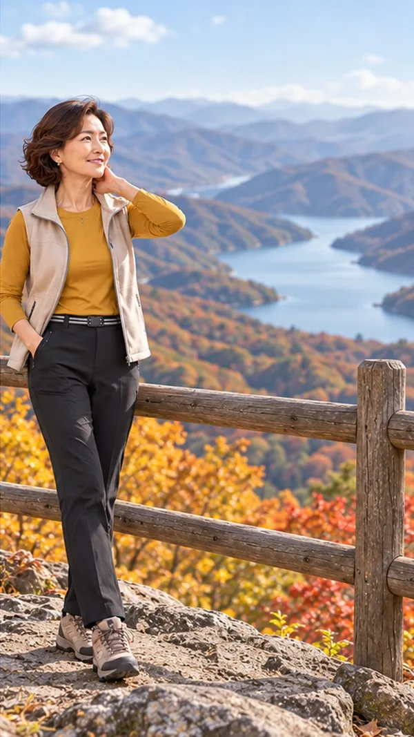 산에 갈 때도 화사하게 등산 바지 이렇게 맞춰보세요