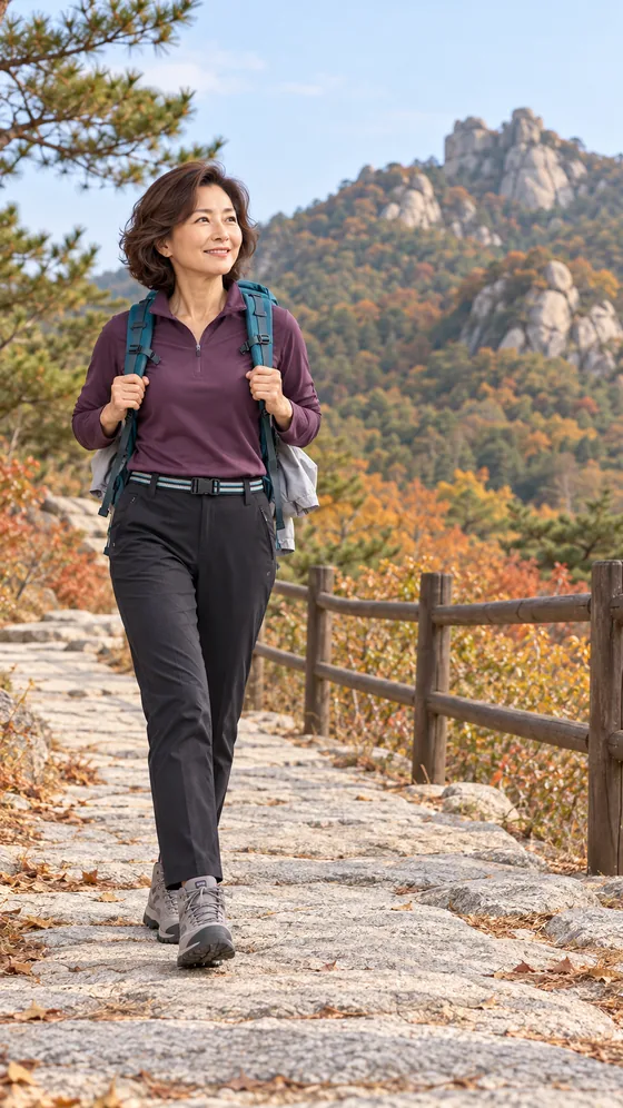 가벼운 산행 편하고 단정하게 입는 법